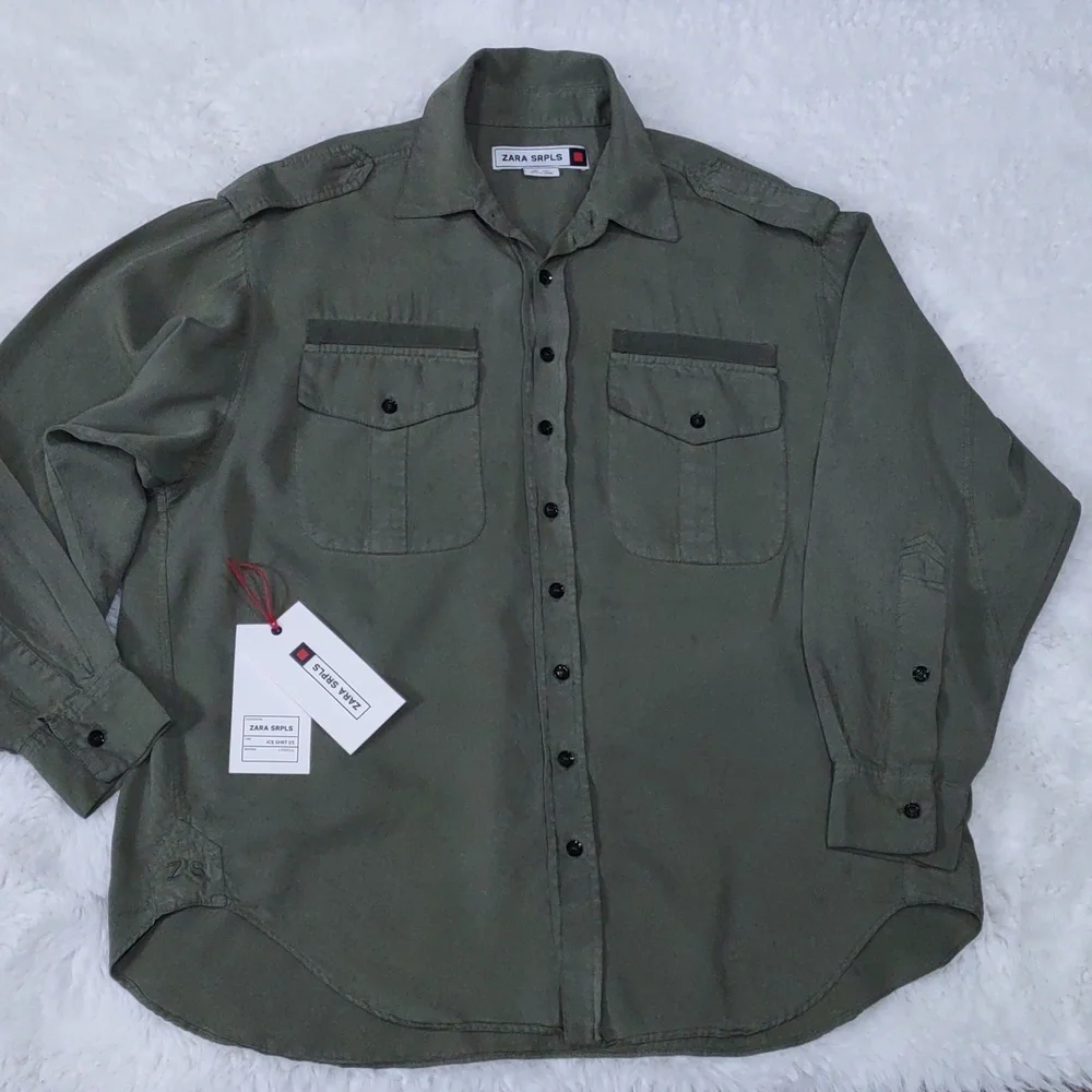 ZARA SRPLS LONG SLEEVE SHIRT. - Picture 10 of 17